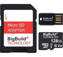 128 GB īpaši ātra 100MB/s U3 microSDXC atmiņas karte Amazon Fire 7, 8 10, Plus, Kids Edition, HD Edition planšetdatoram