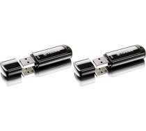 Transcend 128GB JetFlash 700 USB 3.1 Gen 1 USB zibatmiņas karte TS128GJF700, melna (2 gab.)