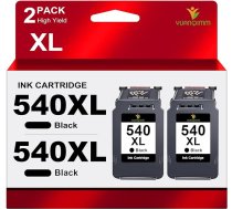 540XL Black PG-540XL Multipack saderīgs ar Canon printeru kasetnēm 540 XL Black PG540 Black PG-540 Black PG-540 priekš Canon TS5150 Printeru kasetnes Pixma TS5151 MG3650 MG3550 MX535 MG3150 MG4250 (2 Black)