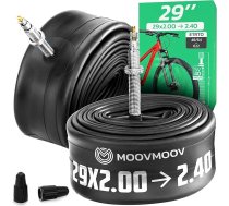 MOOVMOOV ETRTO 48 velosipēda iekšējā kamera 29 collas – piemērota MTB un velosipēdu riepām 29 x 2,0, 29 x 2,10, 29 x 2,125, 29 x 2,20, 29 x 2,25, 29 x 2,30, 29 x 2,35, 29 x 2,40 -64/6 22 - Presta vārsts - Komplekts