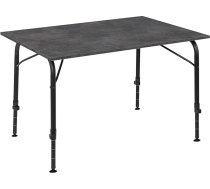 BRUNNER Tabylo Exterio 100 0406020N Kempinga galds ar Exteriolite plauktu un alumīnija rāmi, augstuma regulējamas kājas 100 x 68 x 50,5/75 cm Maksimālā slodze 30 kg
