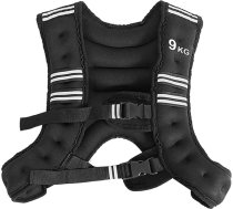 GYMAX svara veste 5 kg 9 kg treniņu veste fitnesa veste ar atstarojošām strīpām svara veste skriešanas veste svara treniņiem spēka treniņiem muskuļu uzkrāšanai
