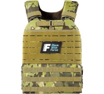 Force Fitness 10 kg smaguma veste ar kamuflāžas rakstu