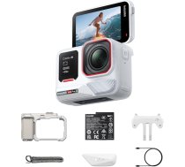 Insta360 Ace Pro 2 Polar White Limited Edition - Xplorer Bundle Moon Silver: 8K kamera, izstrādāta sadarbībā ar Leica, 1/1,3 collu sensors, divkāršs AI mikroshēmas, vadošā veiktspēja vājā apgaismojumā, apgriežams skārienjūtīgais ekrāns u