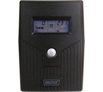 Ups line-ineractive lcd basic, 800va/480w, 1x12v/9a, avr, 2x schuko cee 7/3