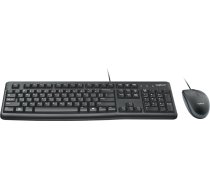 Tastatūra + pele mk120 920-002562 (membrāna; usb 2.0; (us); krāsa melna; optiskā; 1000 dpi)