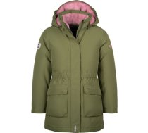 Trollkids Bērnu ziemas jaka ar kapuci Meitenēm Alesund Coat ūdensnecaurlaidīgs pūkas zaļš (301-323) / 128