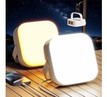 Eventek 2 kempinga lampu komplekts, 4000 lm, 10000 mAh īpaši spilgta LED āra kempinga gaisma ar 4 režīmiem, IP65 ūdensizturīga, pārnēsājama, uzlādējama telts lampa kempingam, elektroenerģijas padeves pārtraukumiem, pārgājieniem, ārkārtas