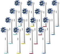 Cross Zahnbürstenköpfe Nachfüllung, Kompatibel For Oral B, Kompatibel For Braun, Pro 500/1000/1500/3000/3757/5000/7000/7500/800 Bürstenkopfdüsen For OralB(16gab White)