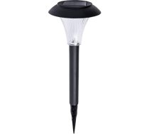GLEAVI 2 Stück Solar LED Bodenleuchten mit Erdspieß Kleiner Pilzform Schwarz Solar Gartenleuchten für Außenbereiche Rasen Gehwege und Terrassen