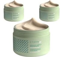 GYADA COSMETICS, 3 x 250ml Spirulina matu izkrišanas stiprinošs dubultās galotnes matu iepakojums ar auzām un žeņšeņu, piemērots trausliem matiem