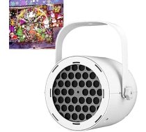 Led Ziemassvētku projekcijas lampa, svētku kustīgās gaismas projektors ar 16 dinamiskiem modeļiem, universāls USB USB barošanas sniega pārslas projektora apgaismojums svētku svinībām, dārza pagalmu dekorēšanai (krāsa 1, balta)