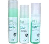 COMOYA Feel Nature Care šampūns 250 ml & maska 150 ml & divfāžu aerosols 200 ml - matu šūnu atjaunošana bojātiem matiem