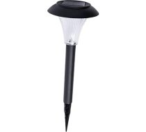 ibasenice 2 x saules enerģijas LED grīdas gaisma āra lietošanai Zemes smailes gaismas Dārza saules gaismas saules gaismas āra gaismas mini dizains sēnes formā melnā krāsā