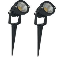 UKCOCO Pack of 2 Yard Lamp for Outdoor Lamps Dārza lampas Dārza lampas Dārza apgaismojums Dārza apgaismojums Dārza apgaismojums Baseina apgaismojums Energoefektīvs āra apgaismojums Wake Upon Fluorescent Lamp Āra lampa Grīdas lampa Melna