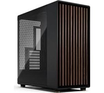 Fractal Design North XL (RC) Charcoal Black PC korpuss ar reversās pamatplates atbalstu - Komplektā ietilpst 3 x 140 mm ventilatori - C tipa USB - ATX Full Tower korpuss