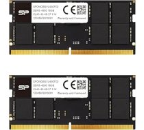 Silicon Power DDR5 32GB (2x16GB) 4800MHz (PC5-38400) 262-pin CL40 1.1V SODIMM Non-ECC Laptop RAM datorā Atmiņa SP032GBSVU480F22