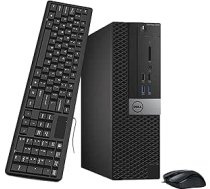 Dell Optiplex 7040 SFF galddators, Intel Core i5-6500, 8GB RAM, 256GB SSD, WiFi, Bluetooth, ASV tastatūra, Windows 11 Pro (atjaunots)