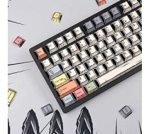 150 taustiņu Manga Canvas taustiņu vāciņi Cherry Profile PBT Dye Sub Keycaps Fit for 61/64/87/194/108 Cherry Mx Gateron Switch Mechanical Keyboard