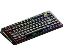 Glorious Gaming GMMK 3 PRO: Mehāniskā tastatūra (Bluetooth & 2,4 GHz), Hot-Swap (MX-Schalter), Aluminiumgehäuse & Dichtungssystem, Doubleshot-Tastenkappen, TKL 75 %, USA QWERTY - Schwarz