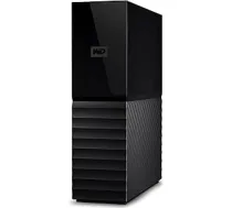 WD 26TB My Book Desktop ārējais cietais disks, USB 3.2 Gen 1, exFAT, īpaši ātrdarbīgs USB-A kabelis, paroles aizsardzība, dublēšanas programmatūra, formatēts Windows un MacOS - melns