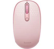 Bezvadu pele 3 režīmi 2.4GHz Bluetooth 3.0 5.0 F01B - rozā krāsā
