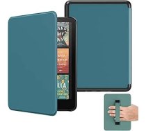 MoKo Hülle für 7" Ebook Reader (12. Generation 2024) und Colorsoft Signature Edition 2024, Leichte Hülle mit Handschlaufe Auto Wake/Sleep, Nicht für Kobo Aura 2/Remarkable, bordo krāsā