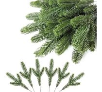 45 mākslīgo egļu zaru iepakojums kā īsti 26 cm dekoratīvie zariņi Ziemassvētku konfekti rotājumi Egļu mākslīgie egļu zaļie dekoratīvie zari adventes vainaga rotāšanai Ziemassvētku vainags (45 egles)