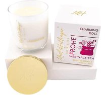 Hallingers Merry Christmas Gifts - Ziemassvētku aromātiskā svece no sojas vaska līdz 40 stundām Maxl Hallinger, aromātiskā svece, aromātiskās sveces stiklā (Stikls un kastīte) - Lieldienu dāvanas Lieldienu grozi Lieldienas