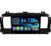 [6G + 128G, Octa-Core] - MSD auto radio Citroen Jumpy 3 / Peugeot Expert / Toyota Proace / Opel Vivaro | Android 15 GPS radio | CarPlay Android Car stūres vadības stūres vadības sistēma | atpakaļgaitas kamera | 2 DIN 9