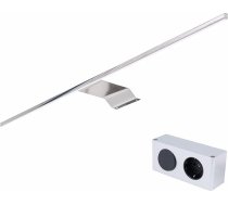 kalb Eloria LED spoguļskapja gaisma ar 230 V enerģijas lodziņu, 12 V DC, neitrāli balta, spoguļskapja apgaismojums LED, virsmu montējama gaisma vannas istabas skapītim, gaisma spoguļskapītim