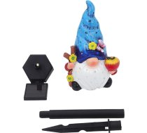 NUOBESTY Saules zemes smailes apgaismojums āra lietošanai Saules dārza dekoru statujas Skaitlis Gnome Lights āra lietošanai