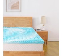 EGO Home matrača pārvalks 180 x 200 cm, H2 - 5 cm augstums, lēts matrača pārvalks no želejveida putām, ideāli piemērots viesiem, gultu ar atsperēm, redeļu rāmjiem un dīvānu gultām, Oeko-Tex sertificēts