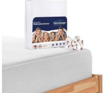 Matrača pārvalks 180 x 200 cm ar spriegošanas fiksāciju; ūdensnecaurlaidīgs kokvilnas pārvalks (Oeko-Tex® Standard 100) nodrošina aizsardzību pret mitrumu un kalpo kā inkontinences spilventiņš; mazgājams 60° temperatūrā (180 x 200 cm).