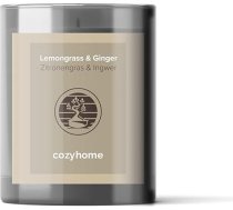 Cozyhome Citronzāles ingvera sojas vaska aromātiskās sveces stiklā - roku darbs no sojas vaska dekoratīvās sveces no Vācijas - augstākās kvalitātes sojas vaska sveces ar intensīvu aromātu un ilgu degšanas laiku