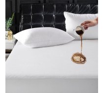 TASTELIFE Queen Size matrača pārvalks, 100% ūdensnecaurlaidīgs, kokvilnas frotē matrača pārvalks, 8" līdz 21" dziļš, bez vinila, mazgājams, elpojošs un mīksts, 1 gabals