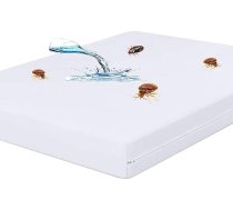 Pilna Zip matrača aizsarglīdzeklis Antialerģisks 100% ūdensnecaurlaidīgs bērnu gultiņas aizsargs (70x140+15cm)
