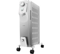 Cecotec Öl-Radiator ReadyWarm 7000 Space 360º. 1500 W, 7 Heizungsmodule, 3 Leistungsstufen, Kabelaufbewahrung, einfacher Steuerung, Griff, Rädern und doppeltem Sicherheitssystem, 18 m², Weiss