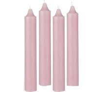Iepakojumā ir 4 zemnieciskas sveces Augstums 25 cm Diametrs 3,8 cm Dažādas krāsas Degšanas laiks 22 stundas Adventes sveces Adventes Ziemassvētku rotājums Krāsa: Gaiši rozā krāsa