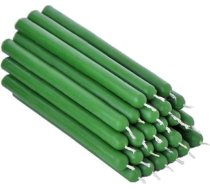 NKlaus 25x zaļš bišu vasks 12 cm sodrēju galda sveces Rituālās sveces kapātājs 36332