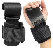 Svarcelšanas āķi Plaukstas atbalsts Neslīdošs sporta zāles pull-up svarcelšanas stieņa spēka trīscīņa fitnesa 8 mm neoprēna polsterējums 1 pāris