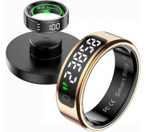 findtime Smart Ring fitnesa gredzens ar displeju LED displejs Smart Ring vīriešiem sievietēm Android iOS pedometrs sirdsdarbības monitora SpO2 fitnesa trakeris gredzens miega aktivitātes trakeris IP68 Tik Tok ritināšanas gredzens
