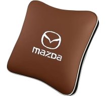Ceļojuma sega Ultraleicht Warm Mazda 3 III Sedan(BM) 2017-2018, 2-in-1 spilvens sega Lidmašīnas sega Mīkstā sega Daudzfunkcionāls spilvens Iepakojama ceļojuma sega, brūna