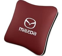 Ceļojuma sega Ultraleicht Warm Mazda 3 III Sedan(BM) 2014-2016, 2-in-1 spilvens sega lidmašīnas sega mīkstā sega daudzfunkcionāls spilvens saliekamā ceļojuma sega, sarkana