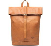 SID & VAIN Rolltop mugursoma no īstas ādas – 15,4 collu klēpjdatora ādas mugursoma JAY – mugursoma ar rullīšiem un klēpjdatora nodalījumu – roku darbs, ādas mugursoma vīriešiem un sievietēm