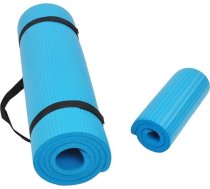 Signature Fitness universāls jogas paklājs un ceļgalu aizsargi, īpaši biezi, augstas blīvuma, izturīgi pret plīsumiem, ar pārnēsāšanas siksnu un papildu jogas blokiem, vairāki