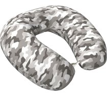 VOSERY Balts pelēks kamuflāžas ceļojuma spilvens Memory Foam kakla spilvens, ērts ceļojuma kakla spilvens U formas, ceļojuma kakla spilvens gulēšanai, lidojumiem, automašīnā, mājās, birojā