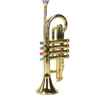 Rotaļlieta „Trompete“ – mūzikas instruments pirmsskolas vecuma bērniem, četru toņu imitācijas pūšaminstruments | Izglītojošs rotaļinstruments bērnudārzam, mājas ballītēm, karnevāla svētkiem, ideja dzimšanas dienas dāvanai