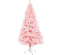 Mākslīgā Ziemassvētku eglīte 120/150/180 cm rozā krāsā, egle Ziemassvētku eglīte ar metāla statīvu, nedegoša