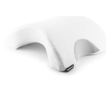 InnovaGoods - Atmiņas putu kakla spilvens pāriem, ergonomisks dizains atpūtai divatā, atmiņas putas spiediena mazināšanai, noņemams pārvalks, balts, 36 x 12,5 x 30,5 cm, atmiņas putas